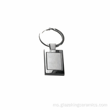 Keychain lembaran logam persegi yang popular